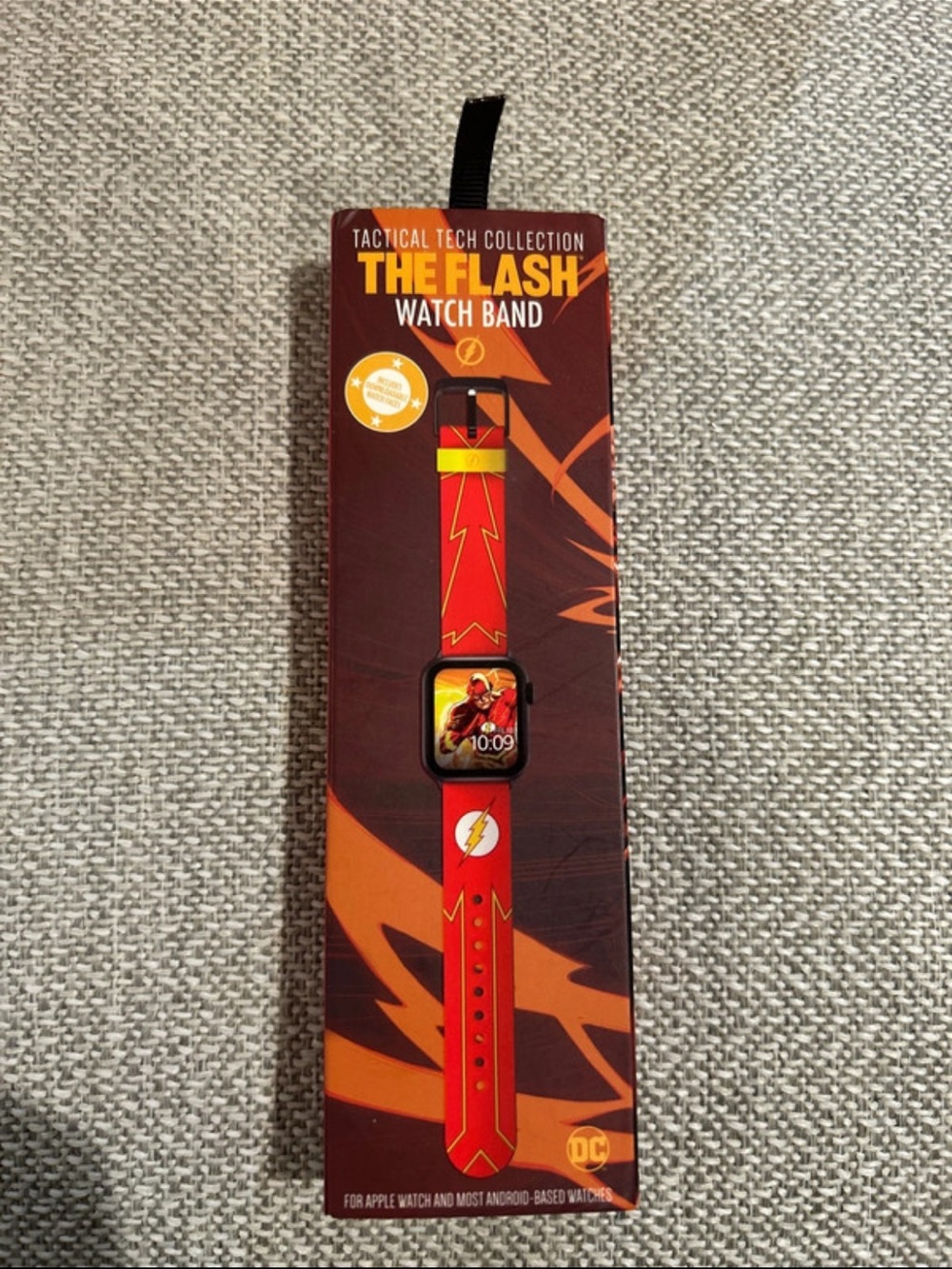 New- The Flash Tactical Tech Red Watch Band - Compatible with Apple Watch